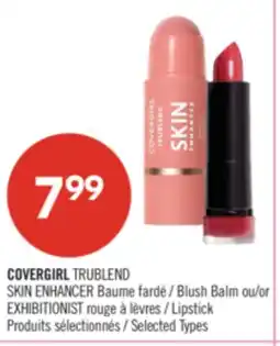 Pharmaprix COVERGIRL TRUBLEND SKIN ENHANCER Blush Balm or Lipstick offer
