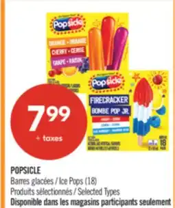 Pharmaprix POPSICLE Ice Pops offer