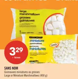 Pharmaprix NO NAME Large or Miniature Marshmallows offer