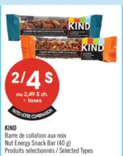 Pharmaprix KIND Nut Energy Snack Bar offer