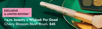 Pharmaprix r.e.m. beauty x Wicked: For Good Cherry Blossom Blush Brush offer