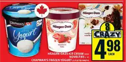 Food Basics Häagen-Dazs Ice Cream Novelties & Chapman's Frozen Yogurt offer