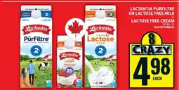 Food Basics Lactantia Milk or Cream offer