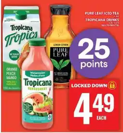 Food Basics Pure Leaf Iced Tea & Tropicana Drinks offer