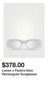 Holt Renfrew Loewe x Paula's Ibiza Rectangular Sunglasses offer