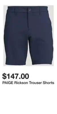 Holt Renfrew PAIGE Rickson Trouser Shorts offer
