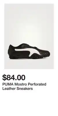Holt Renfrew PUMA Mostro Perforated Leather Sneakers offer