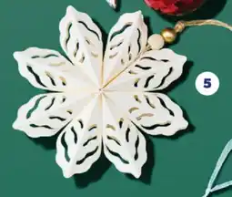 Real Canadian Superstore 3 PACK 5 PAPER SNOWFLAKE ORNAMENTS offer