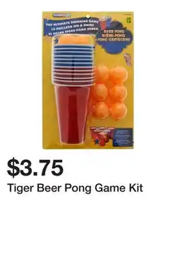 Dollarama Tiger Beer Pong Game Kit offer