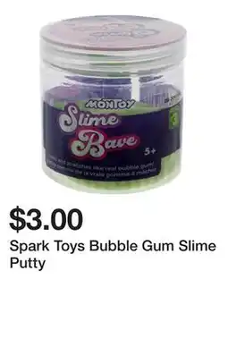 Dollarama Spark Toys Bubble Gum Slime Putty offer