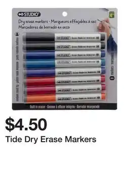 Dollarama Tide Dry Erase Markers offer
