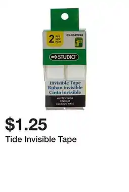 Dollarama Tide Invisible Tape offer