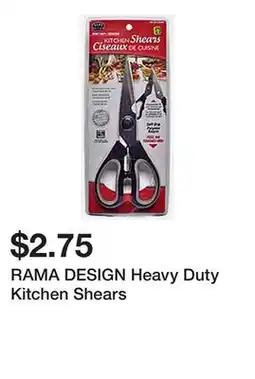 Dollarama RAMA DESIGN Heavy Duty Kitchen Shears offer