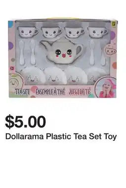 Dollarama Dollarama Plastic Tea Set Toy offer