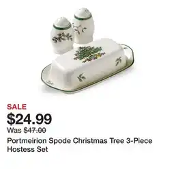 TSC Stores Portmeirion Spode Christmas Tree 3-Piece Hostess Set offer