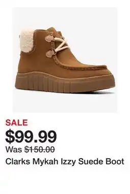 TSC Stores Clarks Mykah Izzy Suede Boot offer