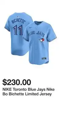 Sport Chek NIKE Toronto Blue Jays Nike Bo Bichette Limited Jersey offer