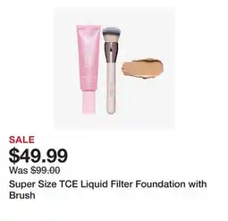 TSC Stores Super Size TCE Liquid Filter Foundation with Brush offer