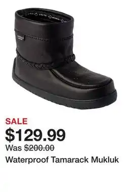 TSC Stores Waterproof Tamarack Mukluk offer