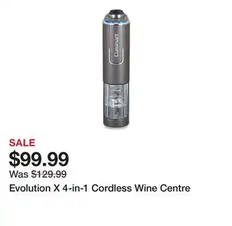 TSC Stores Evolution X 4-in-1 Cordless Wine Centre offer
