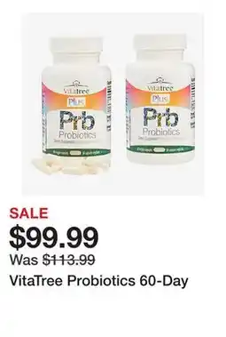 TSC Stores VitaTree Probiotics 60-Day offer