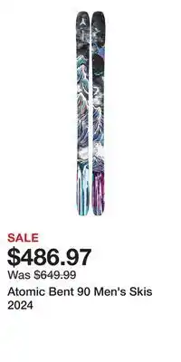 Sport Chek Atomic Bent 90 Men's Skis 2024 offer