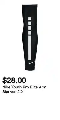 Sport Chek Nike Youth Pro Elite Arm Sleeves 2.0 offer