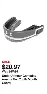 Sport Chek Under Armour Gameday Armour Pro Youth Mouth Guard offer