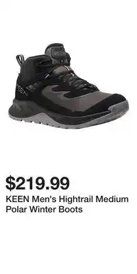 Sport Chek KEEN Men's Hightrail Medium Polar Winter Boots offer