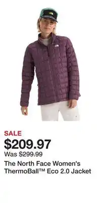 Sport Chek The North Face Women's ThermoBall Eco 2.0 Jacket offer