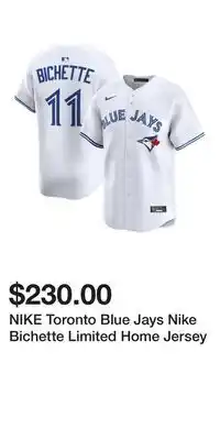 Sport Chek NIKE Toronto Blue Jays Nike Bichette Limited Home Jersey offer