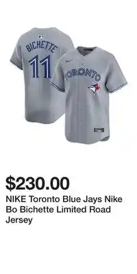 Sport Chek NIKE Toronto Blue Jays Nike Bo Bichette Limited Road Jersey offer
