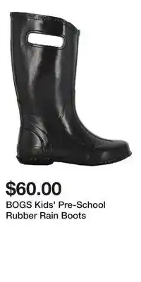 Sport Chek BOGS Kids' Pre-School Rubber Rain Boots offer