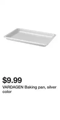 IKEA VARDAGEN Baking pan, silver color offer