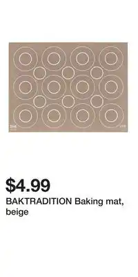 IKEA BAKTRADITION Baking mat, beige offer