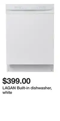 IKEA LAGAN Built-in dishwasher, white offer