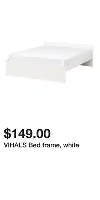 IKEA VIHALS Bed frame, white offer