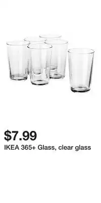IKEA IKEA 365+ Glass, clear glass offer