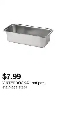 IKEA VINTERROCKA Loaf pan, stainless steel offer