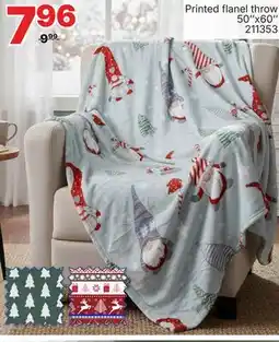 Rossy Printed flanel throw offer