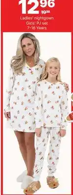 Rossy Ladies' nightgown Girls' PJ set offer