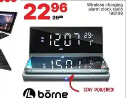 Rossy Wireless charging alarm clock radio offer
