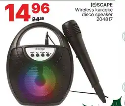 Rossy (E)SCAPE Wireless karaoke disco speaker offer