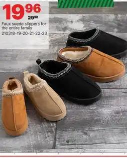 Rossy Faux suede slippers for the entire family offer