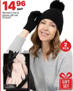 Rossy Women's hat & gloves gift set offer