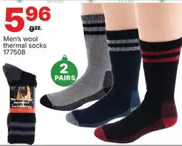 Rossy Men's wool thermal socks offer