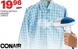 Rossy CONAIR Folding garment steamer offer