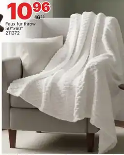 Rossy Faux fur throw offer