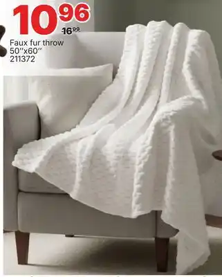 Rossy Faux fur throw offer