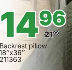 Rossy Backrest pillow offer
